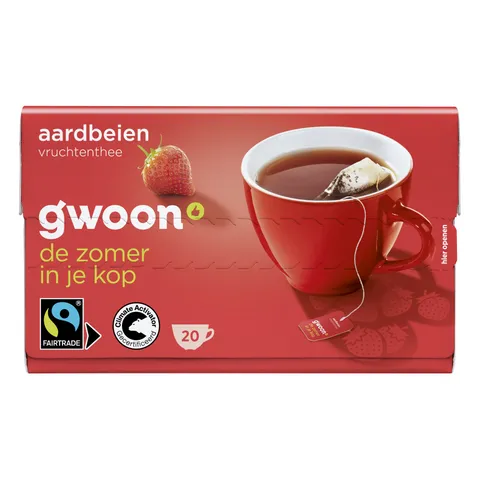 G'woon Aardbeien Thee