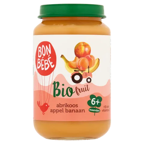 Bonbebe F0605 Abrikoos Appel Banaan