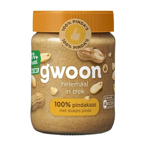 G'woon 100% Pindakaas Stukjes