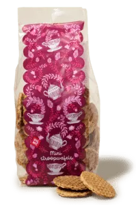 Mini roomboter stroopwafels