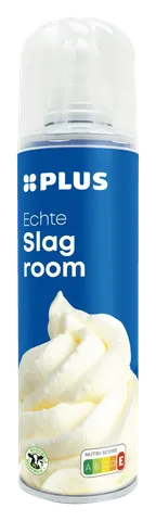 PLUS Slagroom spuitbus