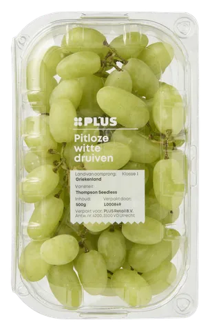 PLUS Druiven wit pitloos