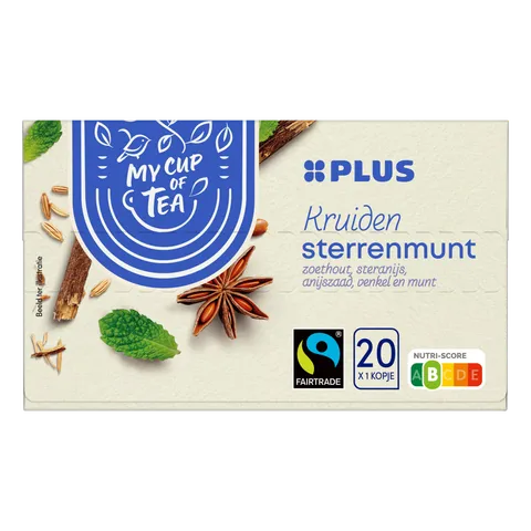 PLUS Sterrenmunt thee 1.5 gram