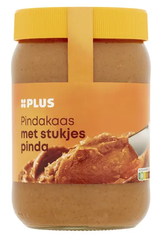 PLUS Pindakaas met stukjes pinda
