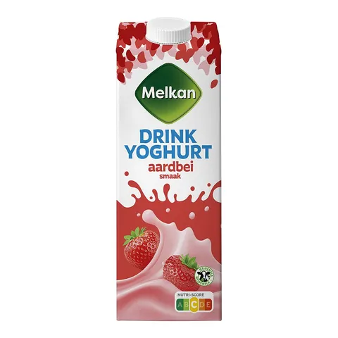Melkan Drinkyoghurt Aardbei