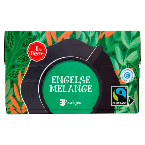 1 de Beste Zwarte thee engelse melange kop 20 zakjes