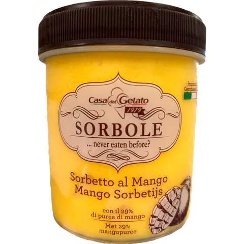 Casa del Gelato Sorbetijs mango