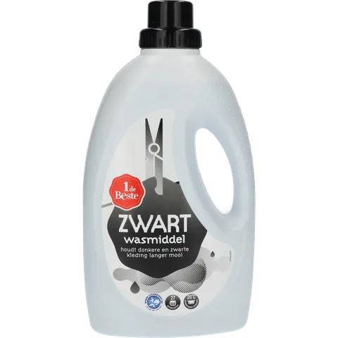 1 de Beste Vloeibaar wasmiddel zwart 27 wasbeurten