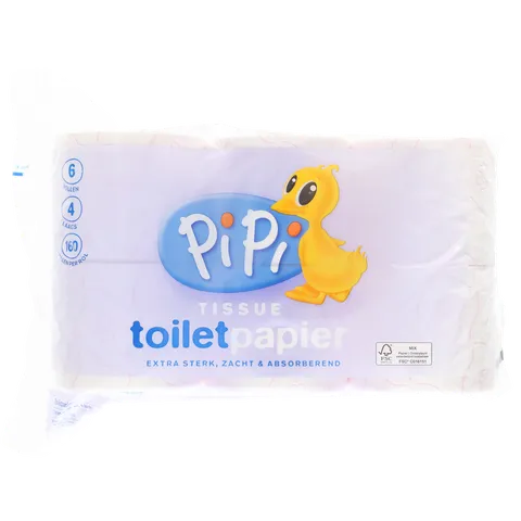 Pipi Toiletpapier 4 laags