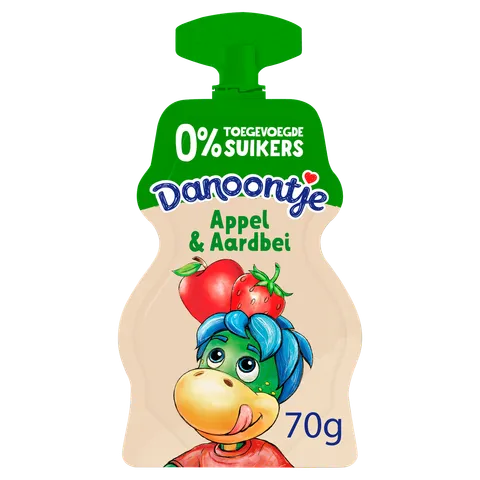 Danoontje Yoghurt Tussendoortje Appel Aardbei 70 g