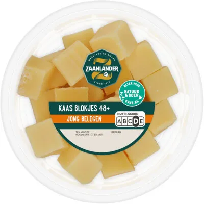 AH Zaanlander Kaasblokjes jong belegen 48+