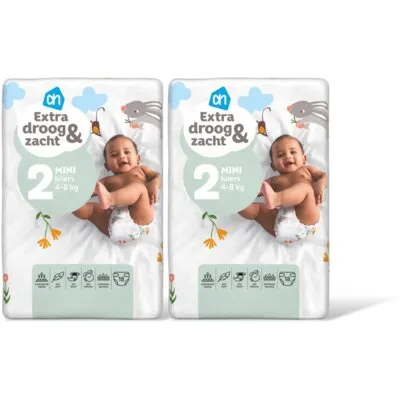 AH EDEZ open luiers maat 2 newborn 2-pack