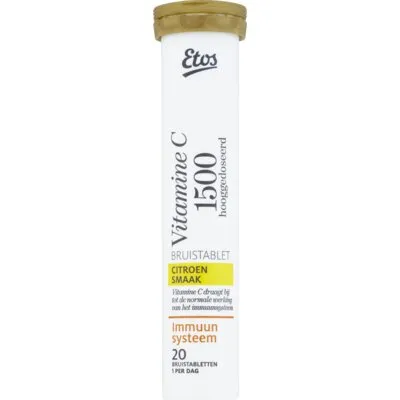 Etos Vitamine C 1500 bruistabletten citroen