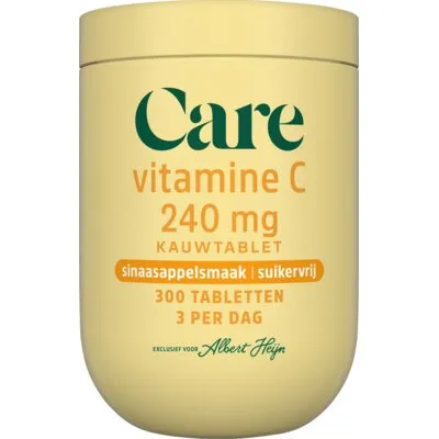 Care Vitamine C kauwtabletten sinaasappel