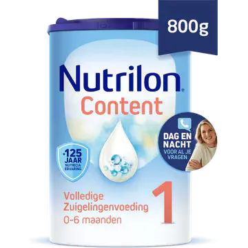 Nutrilon zuigelingenmelk 1 content