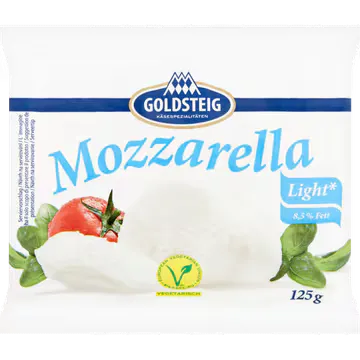Goldsteig Mozzarella 8,5% Fett Kaas 220 g