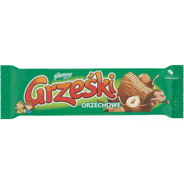 GRZESKI Grześki Wafel met Hazelnootcrème in Melkchocolade 36 g