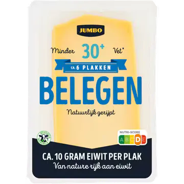 Jumbo Kaas Belegen 30+ Plakken 190 g