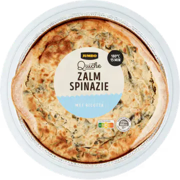 Jumbo Quiche Zalm Spinazie 300 g