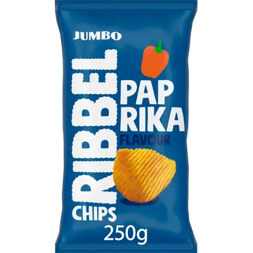 Jumbo Ribbelchips Paprika 250 g
