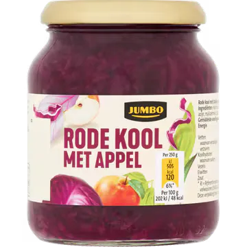 Jumbo Rode Kool met Appel 340 g