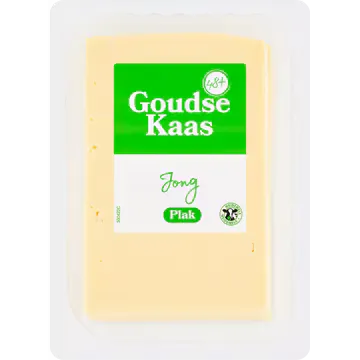 Neutraal (merkloos) Goudse Kaas Jong 48+ Plakken 190 g