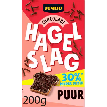 Jumbo Chocolade Hagelslag Puur 200 g