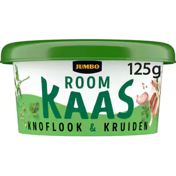 Jumbo Roomkaas Knoflook & Kruiden 125 g