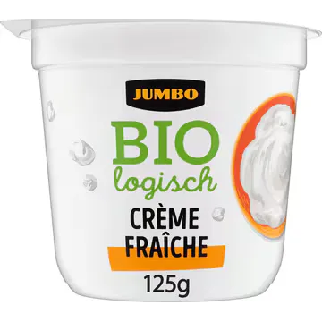 Jumbo Biologisch Crème Fraîche 125 g