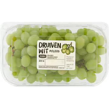 Jumbo Druiven Wit Pitloos 500 g