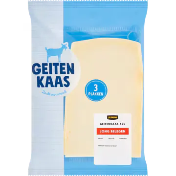 Jumbo Geitenkaas 50+ Jong Belegen 3 Plakken