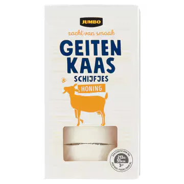 Jumbo Geitenkaas Schijfjes Honing 125 g