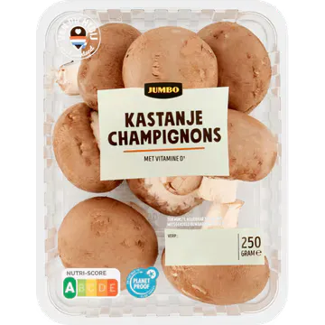Jumbo Kastanje Champignons 250 g