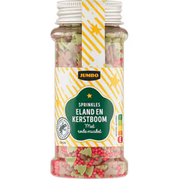 Jumbo Sprinkles Eland en Kerstboom 80 g