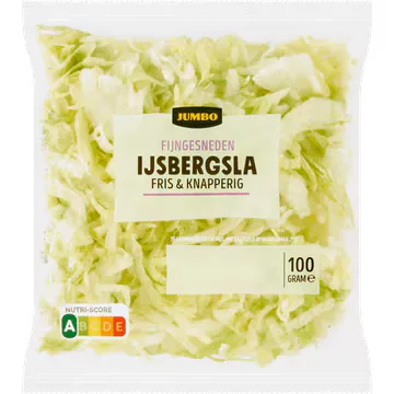 Jumbo Fijngesneden IJsbergsla 100 g