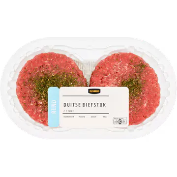 Jumbo Duitse Biefstuk 2 Stuks