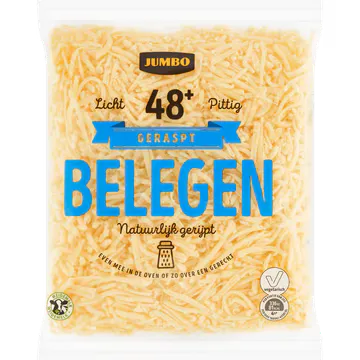 Jumbo Geraspte Kaas Belegen 48+ 175 g