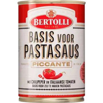 Bertolli Basis voor Pastasaus met Chilipeper en Italiaanse Tomaten 400 g