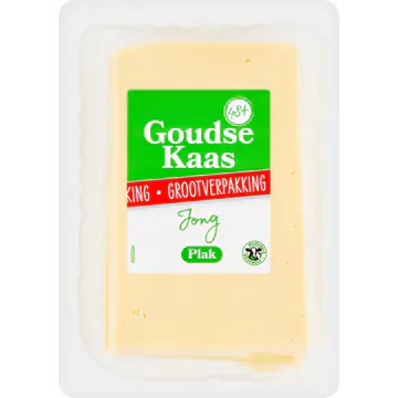 Neutraal (merkloos) Goudse Kaas Jong 48+ Plakken 400 g