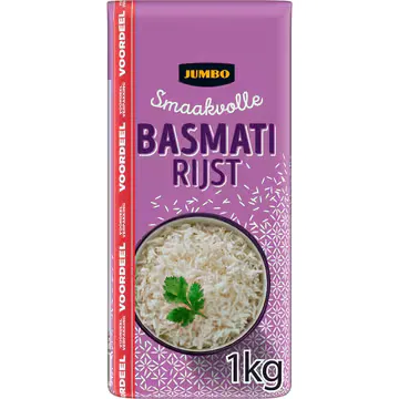 Jumbo Basmati Rijst Voordeelverpakking 1 kg