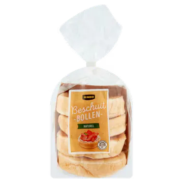 Goedhart Jumbo Beschuit Bollen 4 Stuks