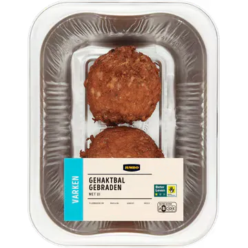 Jumbo Gebraden Gehaktbal met Ui 2 Stuks