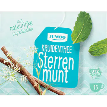 Jumbo Kruidenthee Sterrenmunt 15 Stuks