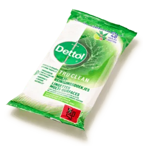 Dettol Schoonmaakdoekjes eucalyptus en limoen