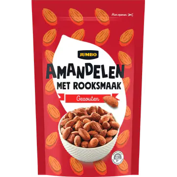Jumbo Amandelen met Rooksmaak Gezouten 150 g