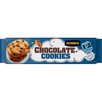 Jumbo Chocolate Cookies met Stukjes Pure Chocolade 225 g