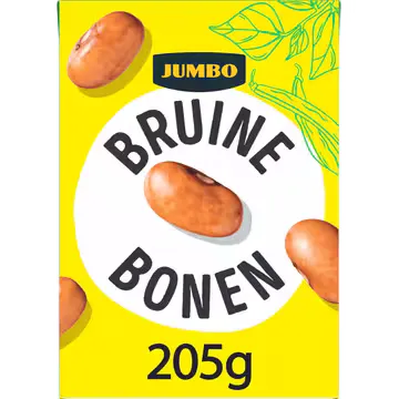 Jumbo Biologische Bruine Bonen 205 g