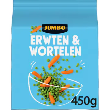Jumbo Erwten & Wortelen 450 g