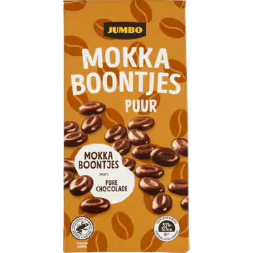 Jumbo Mokka Boontjes Puur 125 g