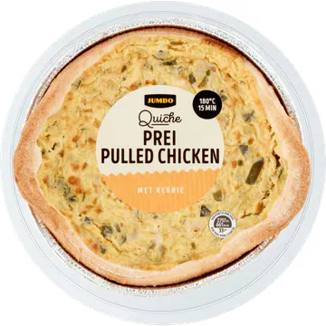 Jumbo Quiche Prei Pulled Chicken 300 g